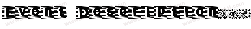 Event Description字体转换